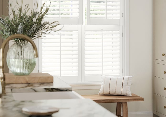 Dartford, White - Tier on Tier Plantation Shutter - Image 5